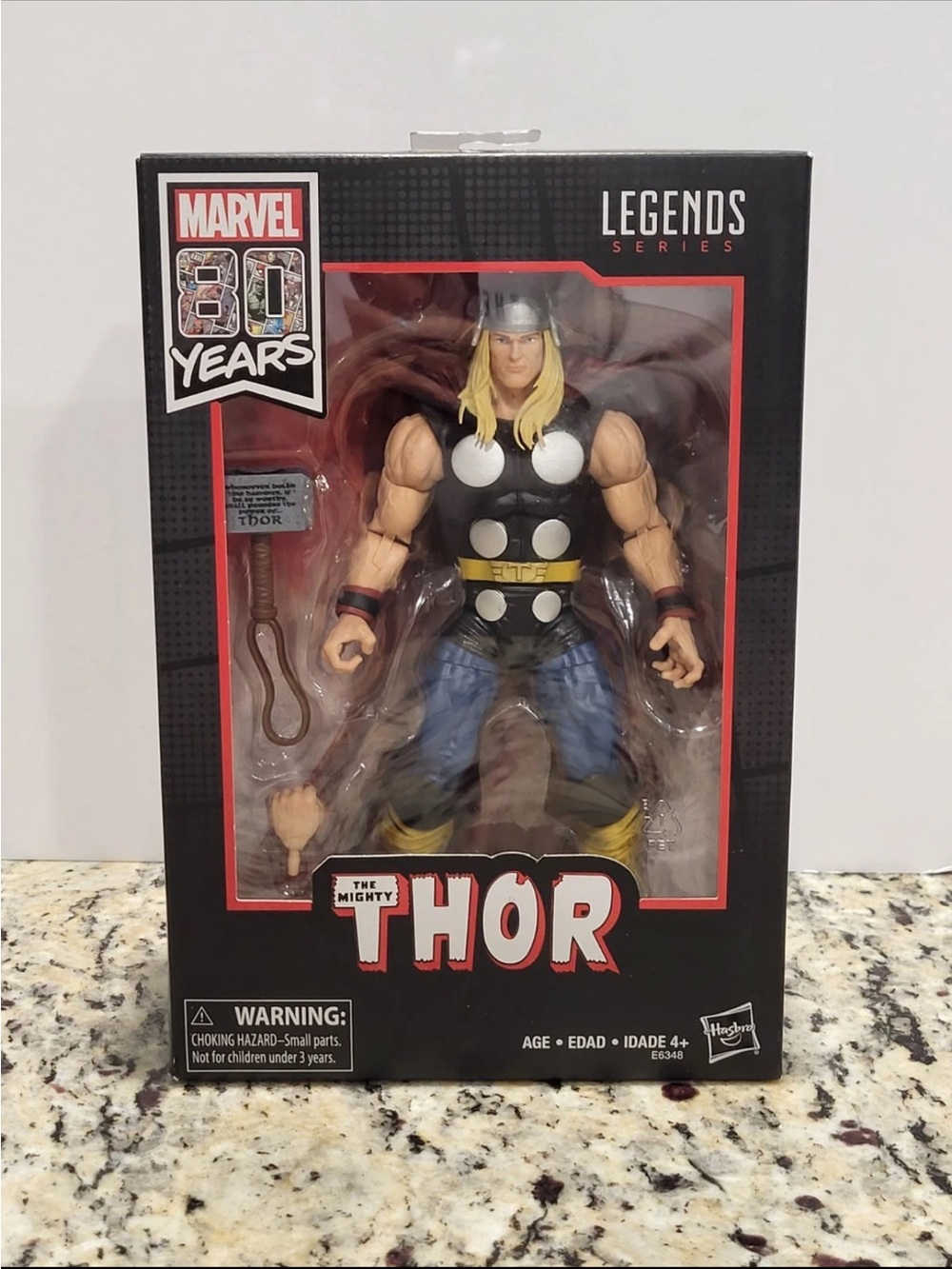 Hasbro Marvel Legends 80 Years Thor Action Figure - Black, Yellow & Blue